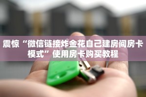 震惊“微信链接炸金花自己建房间房卡模式”使用房卡购买教程