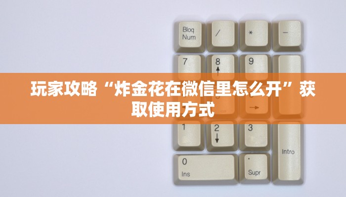 玩家攻略“炸金花在微信里怎么开”获取使用方式